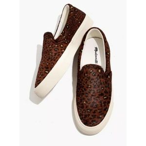 Madewell Sidewalk Calf Hair Sneakers